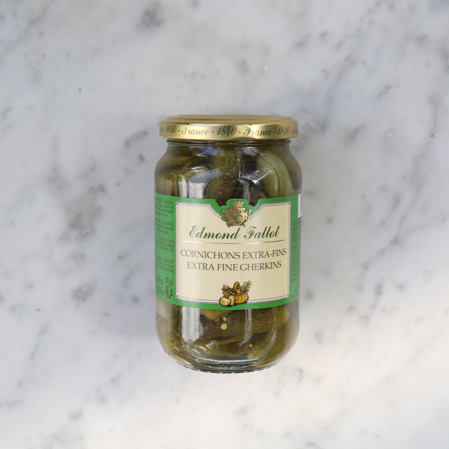 Extra Fine Cornichons Glass Jar Edmond Fallot LouLou Online Shop