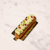 Pistachio eclairs